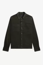 Fred Perry Cord Men’s Shirt Field Green UZNFW8130