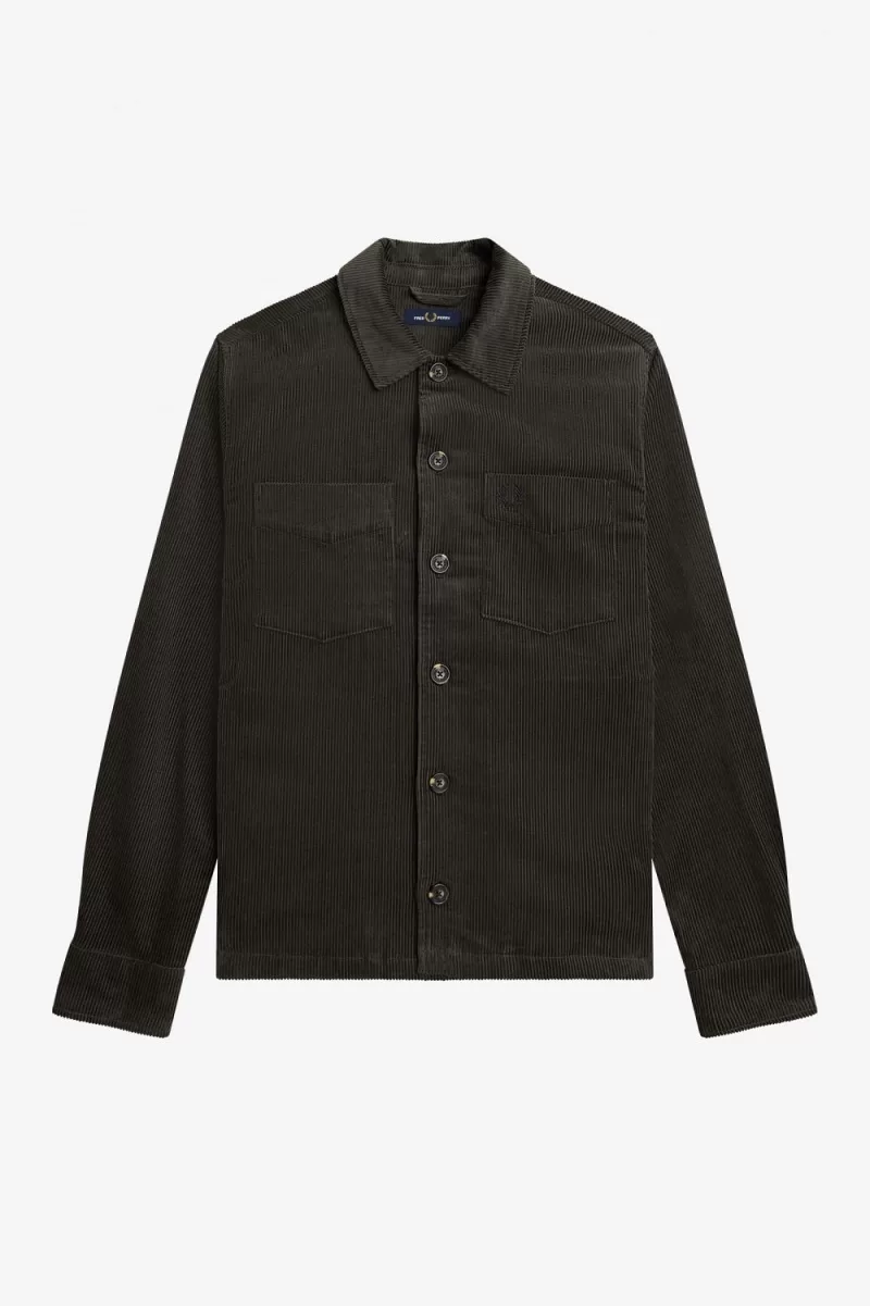 Fred Perry Cord Men’s Shirt Field Green UZNFW8130 Fred Perry Cord Men’s Shirt Field Green UZNFW8130