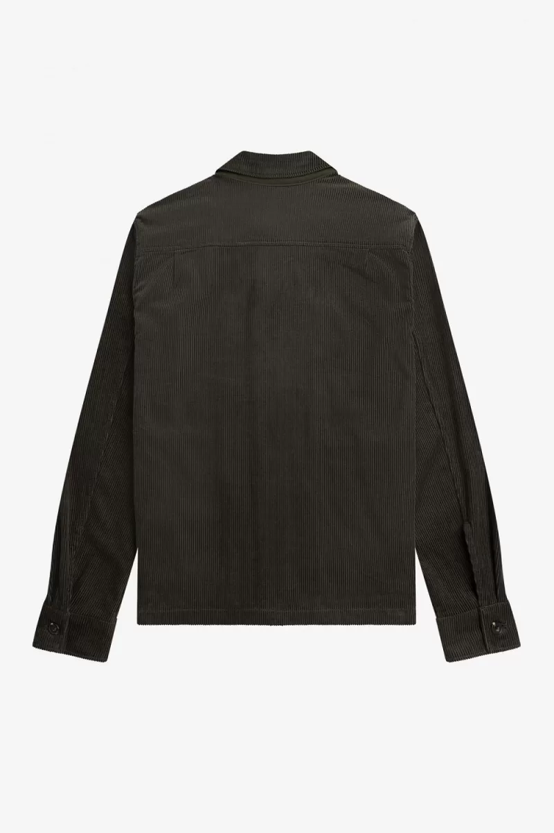 Fred Perry Cord Men’s Shirt Field Green UZNFW8130 Fred Perry Cord Men’s Shirt Field Green UZNFW8130