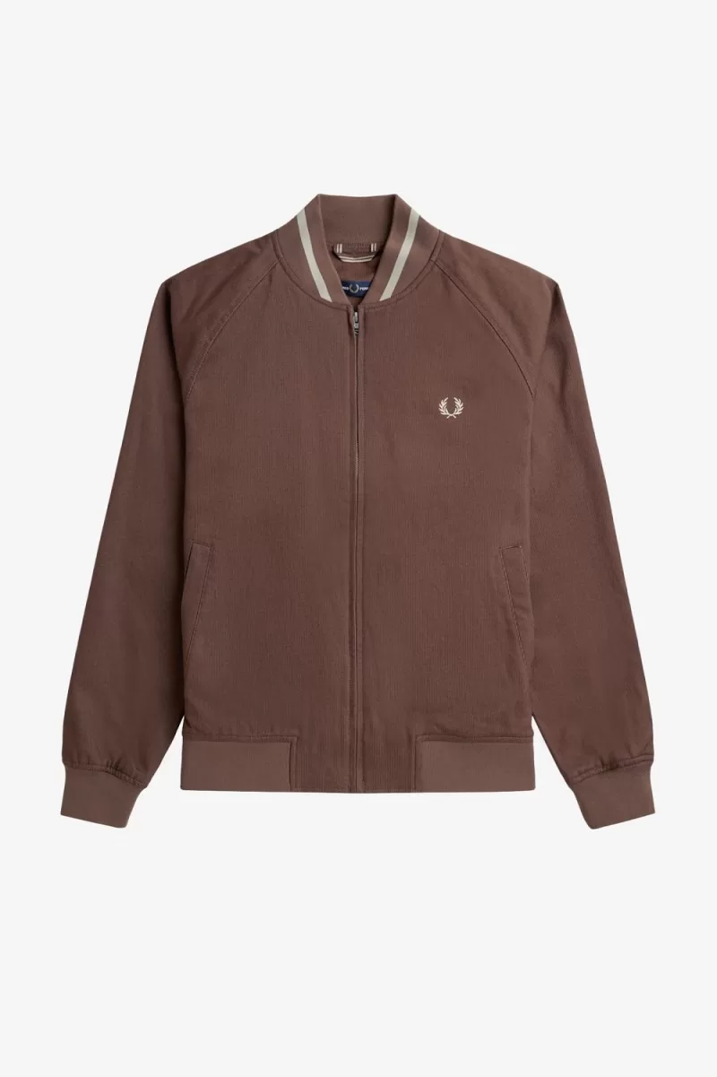 Fred Perry Corduroy Tennis Bomber Men’s Jackets Dark Red LWXJZ0861 Fred Perry Corduroy Tennis Bomber Men’s Jackets Dark Red LWXJZ0861