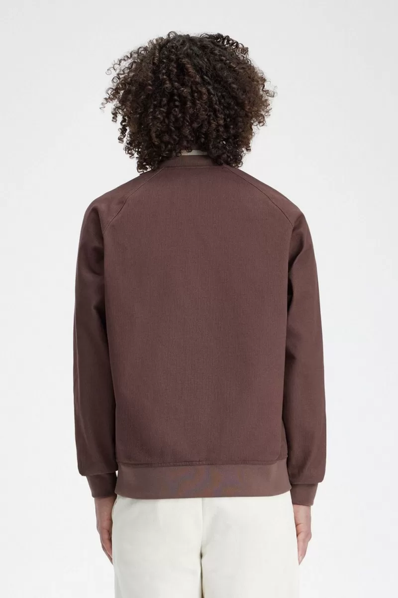 Fred Perry Corduroy Tennis Bomber Men’s Jackets Dark Red LWXJZ0861 Fred Perry Corduroy Tennis Bomber Men’s Jackets Dark Red LWXJZ0861