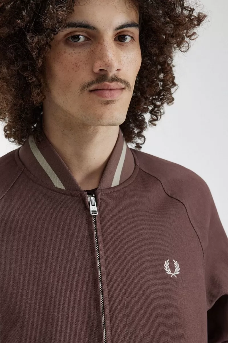 Fred Perry Corduroy Tennis Bomber Men’s Jackets Dark Red LWXJZ0861 Fred Perry Corduroy Tennis Bomber Men’s Jackets Dark Red LWXJZ0861