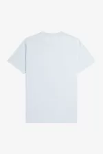 Fred Perry Crew Neck Men’s T-Shirt Light Aqua Midnight Blue YEJRU8413
