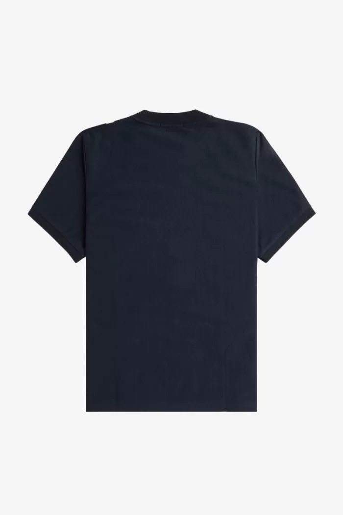 Fred Perry Gradient Stripe Men’s T-Shirt Navy PSKGD8403
