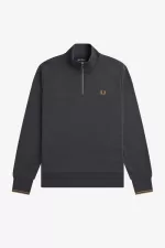 Fred Perry Half Zip Men’s Sweatshirts Anchor Grey Dark Coffee POLXB5109 Fred Perry Half Zip Men’s Sweatshirts Anchor Grey Dark Coffee POLXB5109