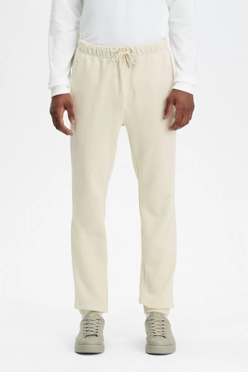 Fred Perry Loopback Sweat Mens Pants Oat 731 ZOOM - Fred Perry Loopback Sweat Men's Pants Oatmeal Black ZQOJW5908