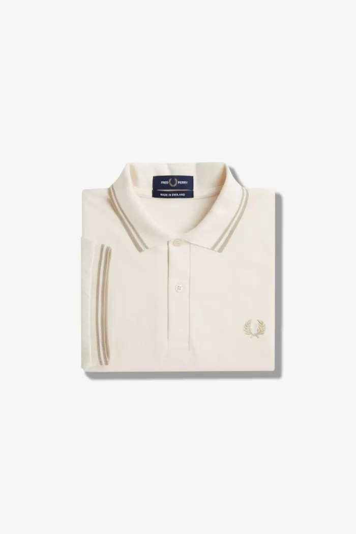Fred Perry M12 Men’s Shirt Beige Oatmeal Oatmeal TGUOK2197