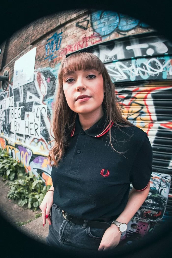 Fred Perry M12 Men’s Shirt Black Coral Heat Camden Brick RJUVZ9651