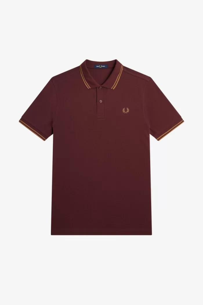 Fred Perry M3600 Men’s Shirt Oxblood Brown MRNCS2985