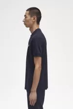 Fred Perry M6000 Men’s Shirt Navy Snow White WPVRF3872