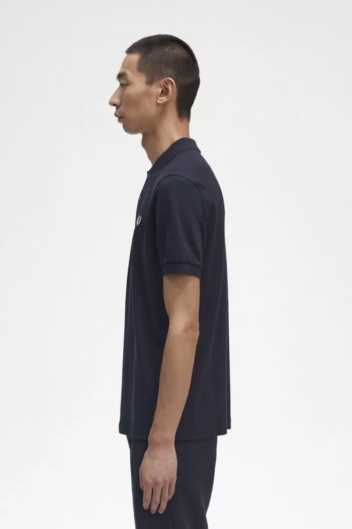 Fred Perry M6000 Men’s Shirt Navy Snow White WPVRF3872