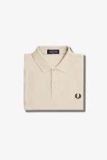 Fred Perry M6000 Men’s Shirt Oatmeal Black YGPEL1324