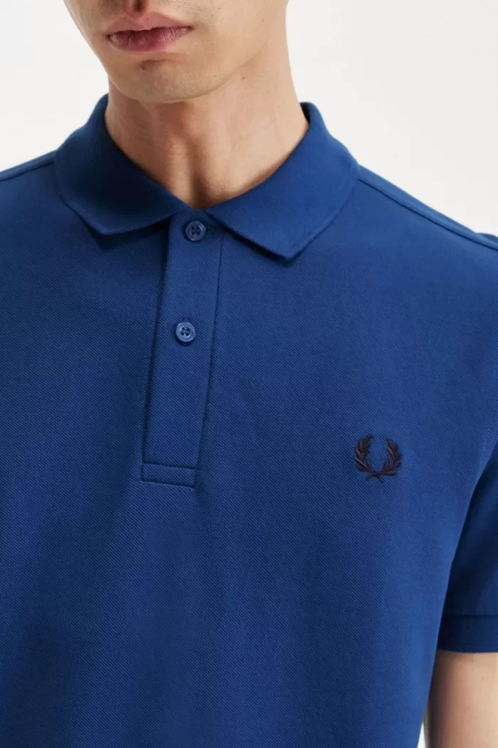 Fred Perry M6000 Men’s Shirt Shaded Cobalt Navy HQIYZ2805