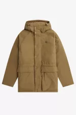 Fred Perry Padded Zip Through Men’s Jackets Brown ZXTHJ9012