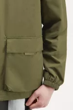 Fred Perry Patch Pocket Zip Through Men’s Jackets Uniform Green HTPSA1924