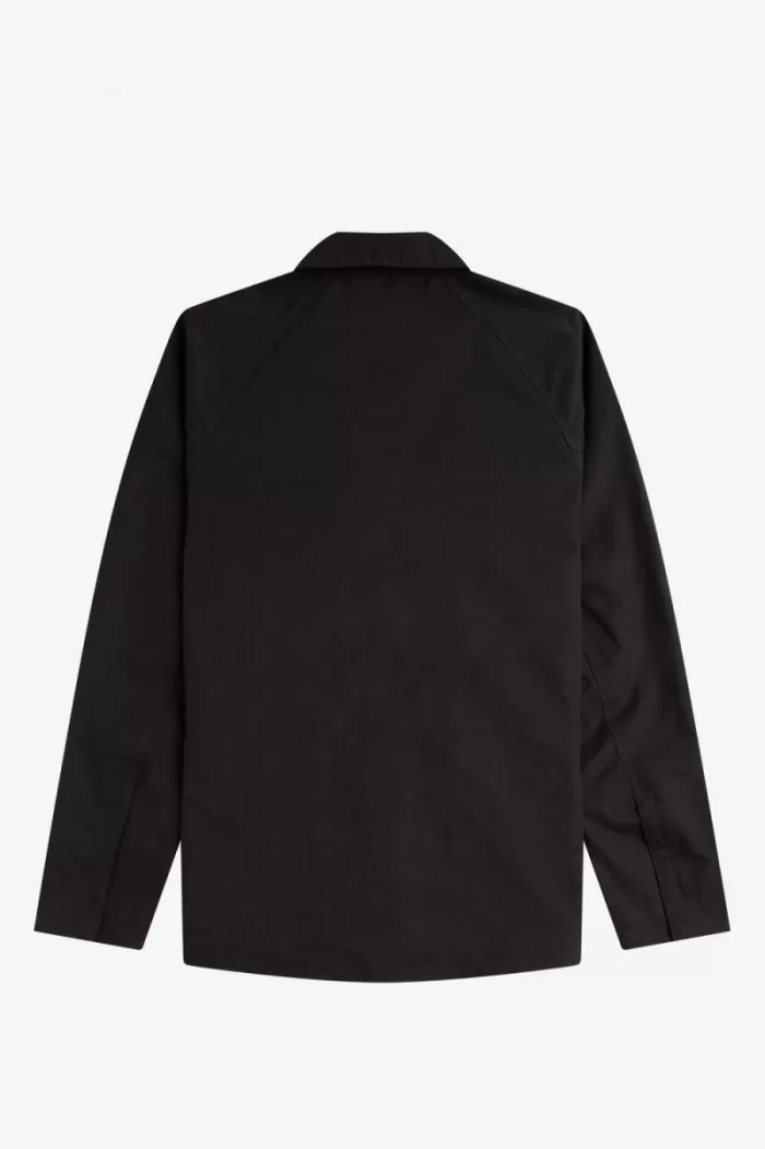 Fred Perry Utility Men’s Shirt Black QOGWA5194